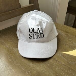 OUAI White Baseball Cap